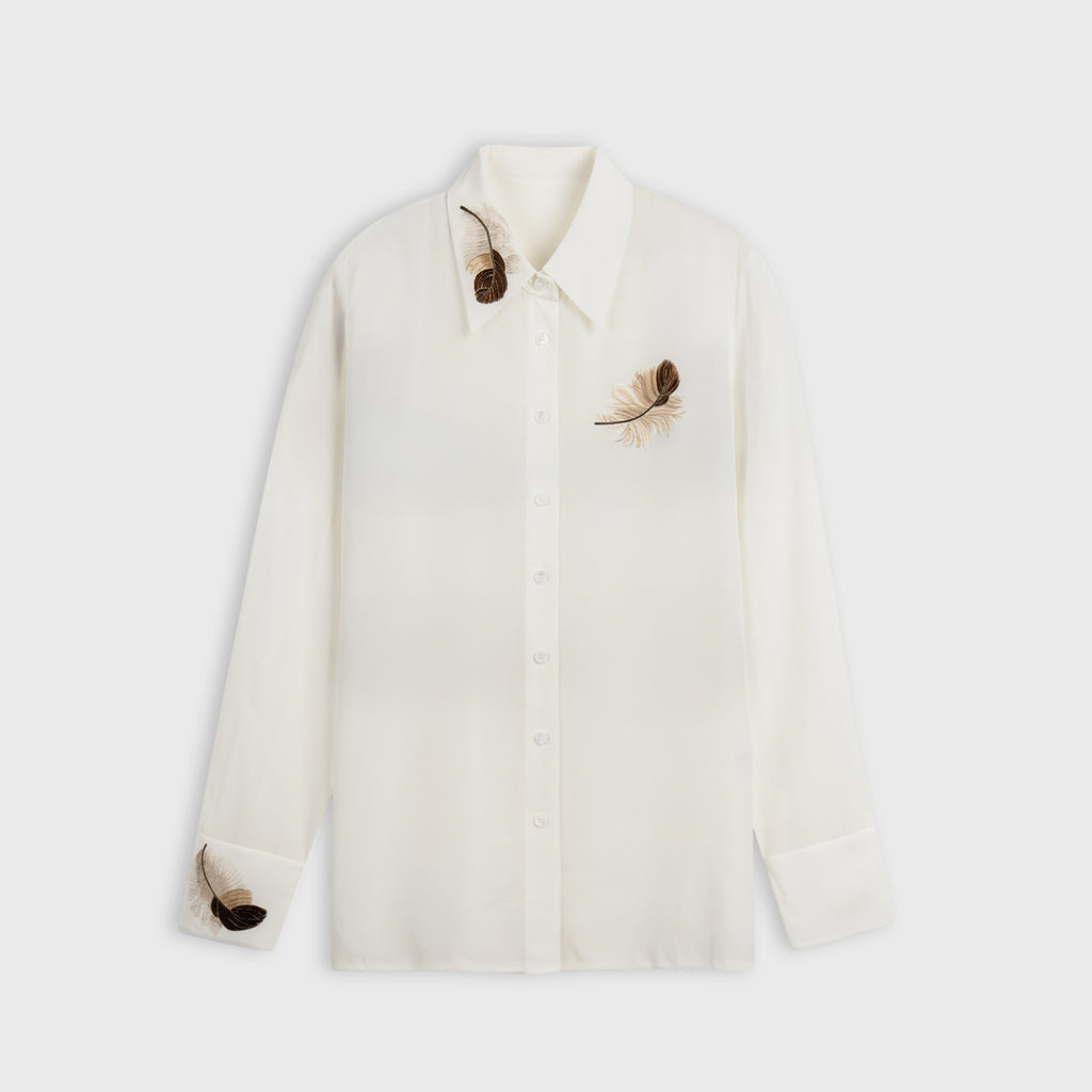 The Plume Silk Shirt