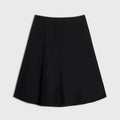 Black skirt on a light gray background