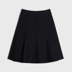 Black skirt on a light gray background