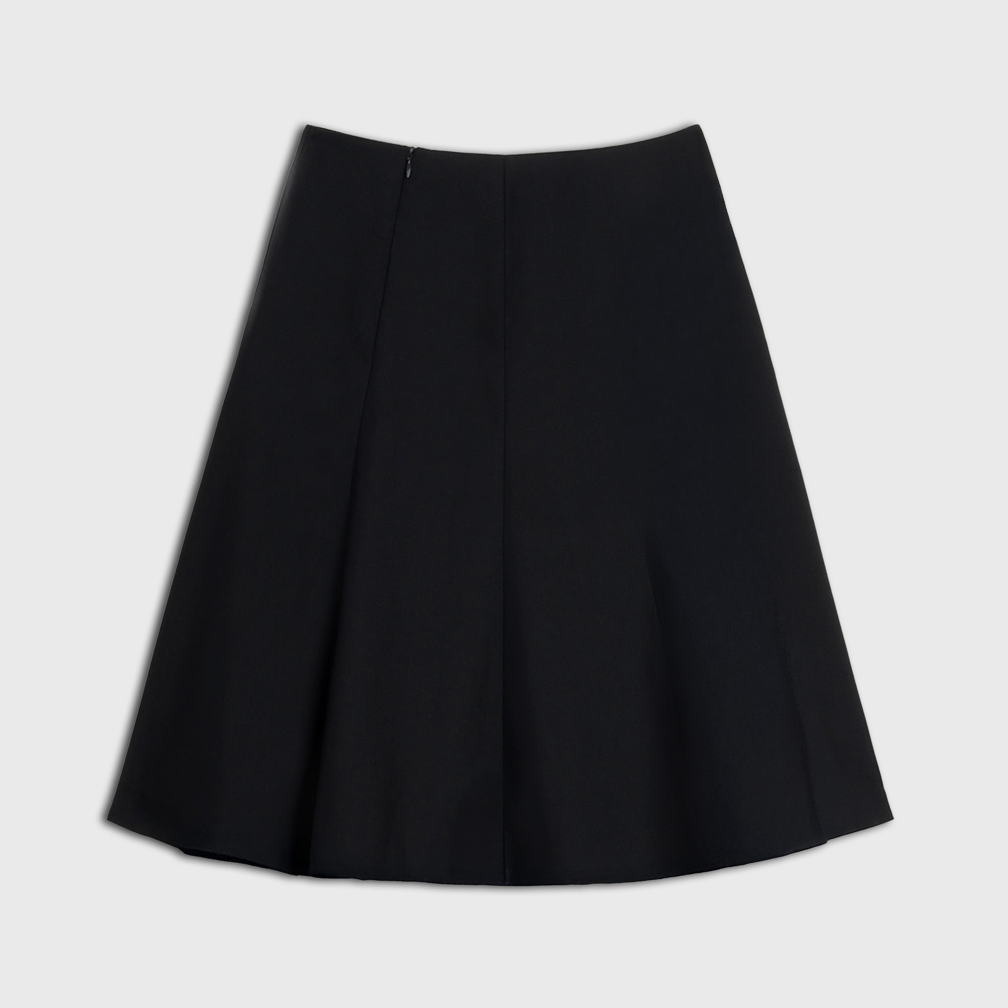 Black skirt on a light gray background