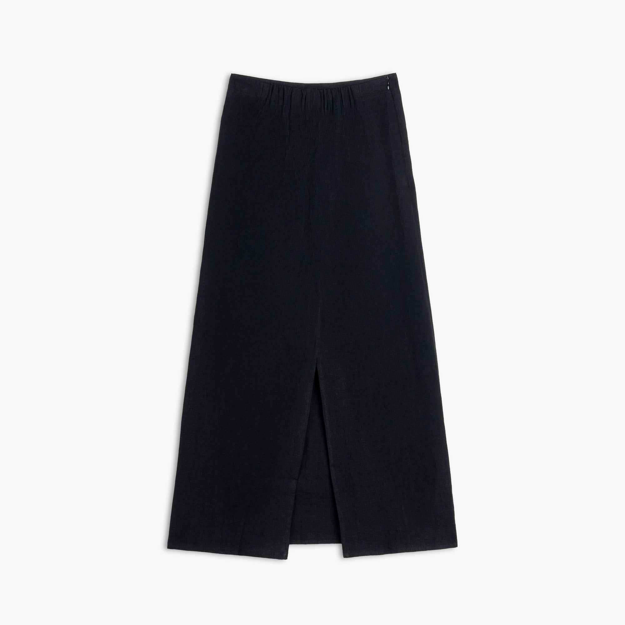 Linea Linen Column Skirt