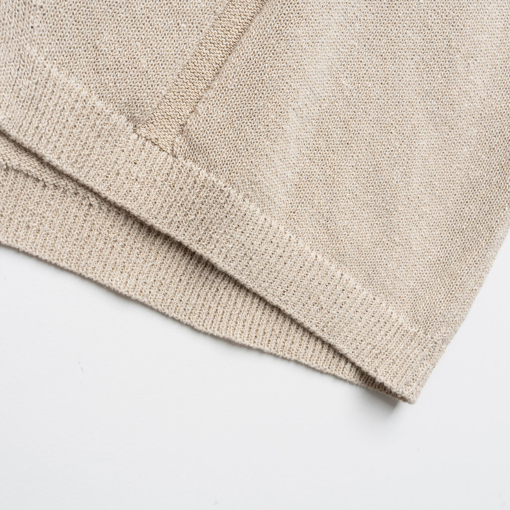 Calais Linen Cotton Blend Buttoned Vest