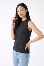 Arde Sleeveless Wool Blend Knit Top