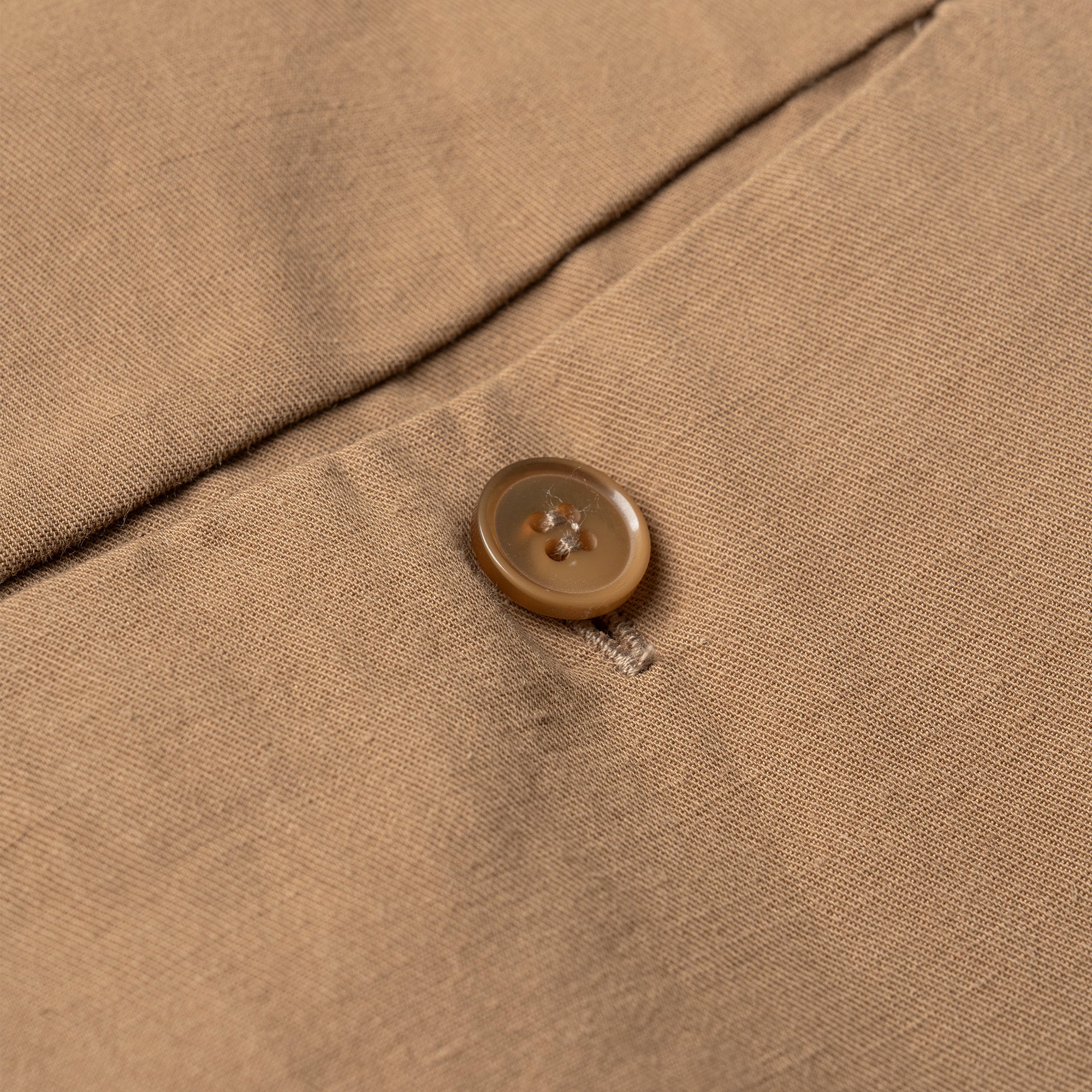 Hemp Cotton Pleated Wide-Leg Trouser