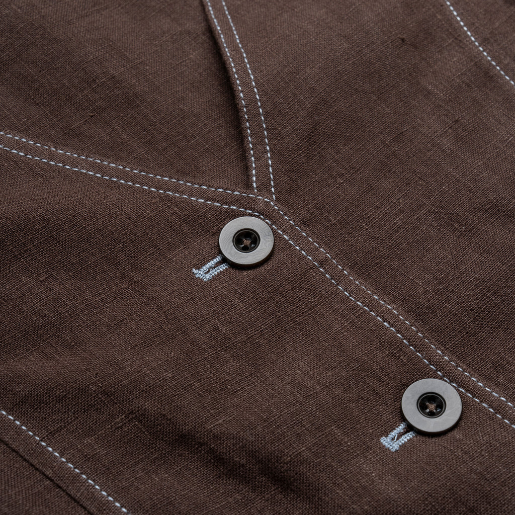 Élan Linen Belted Dress