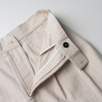 Arden Pleated Hemp-Cotton Trousers