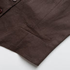 The Aria Linen Vest