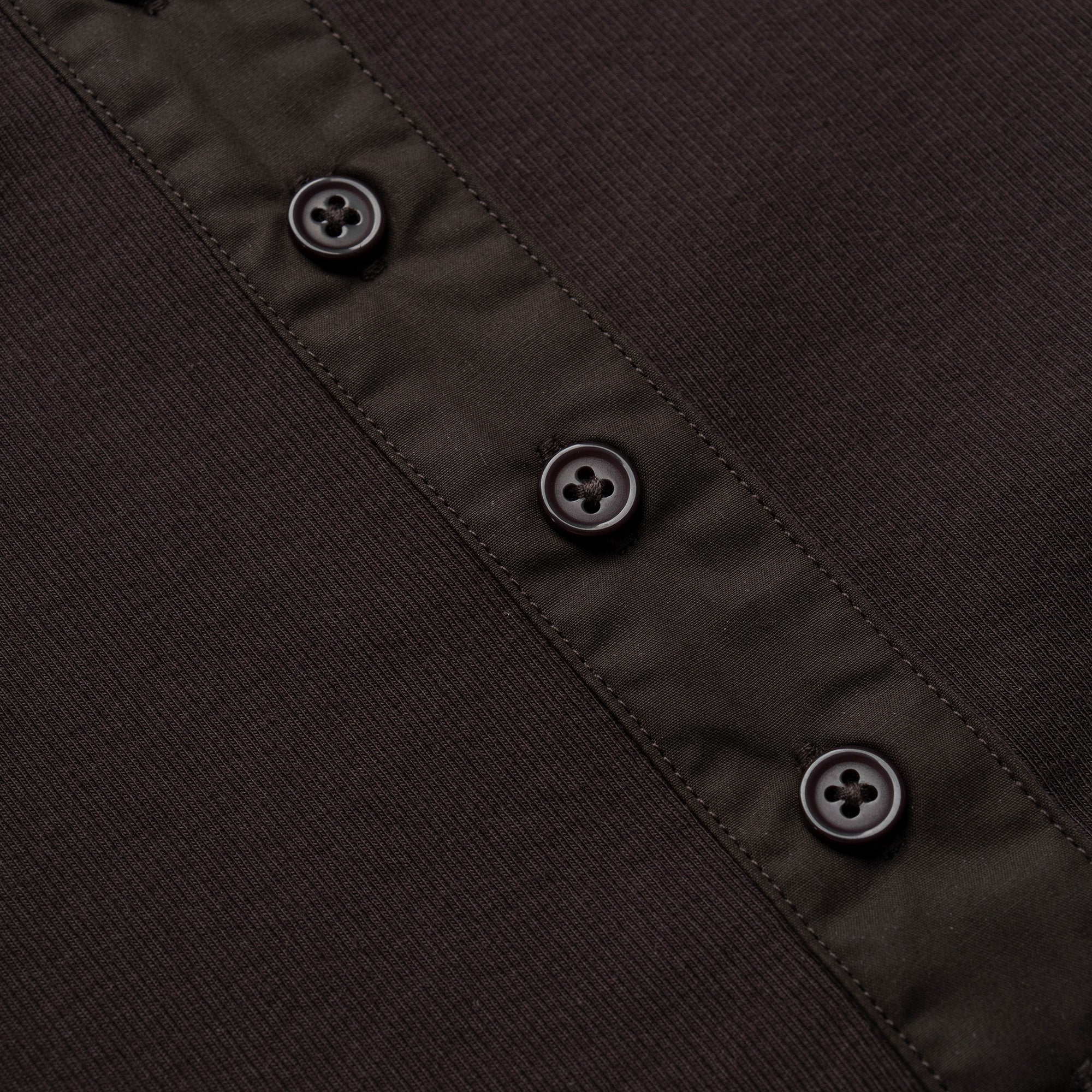 Sculpted Henley Cotton Tee