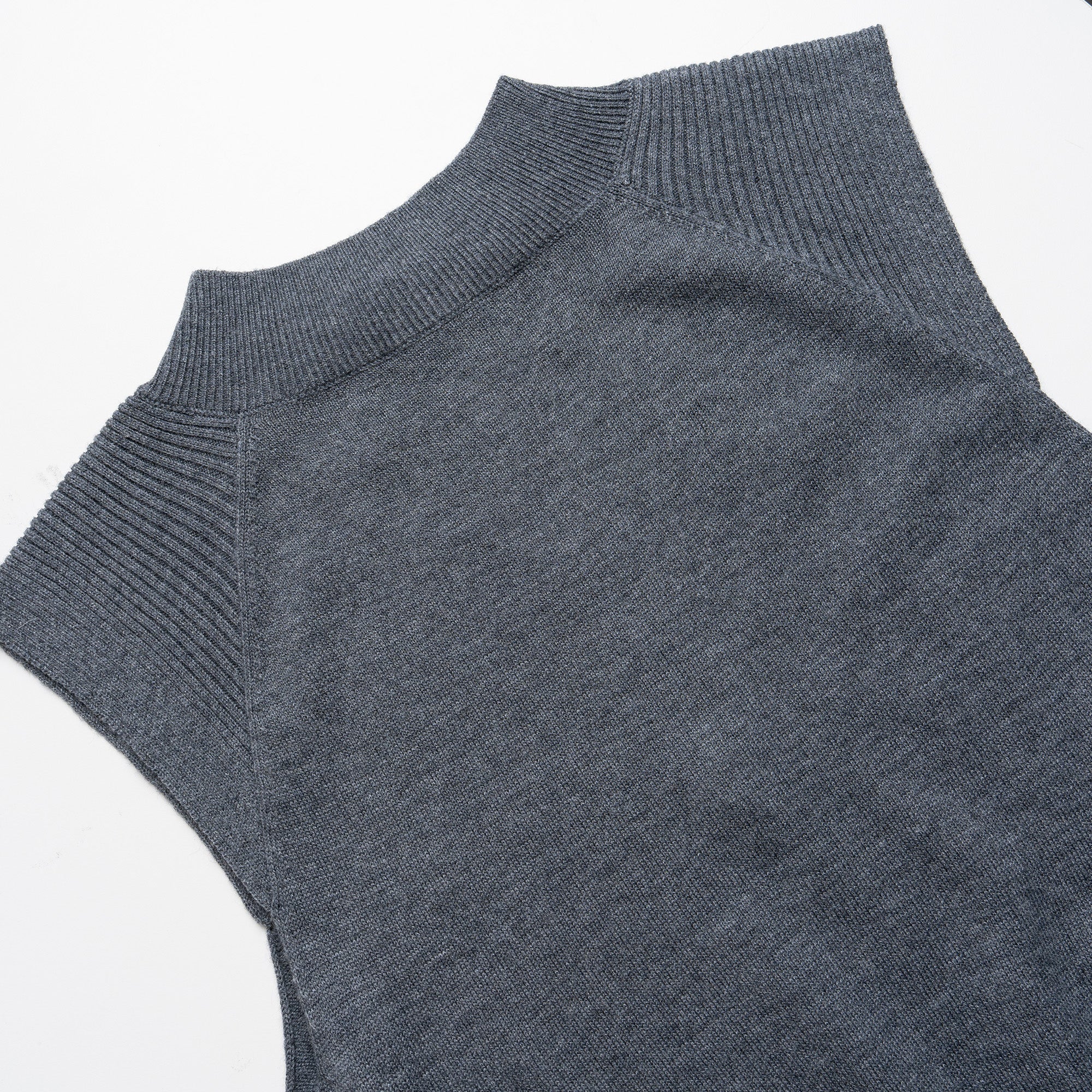 The Zip-Neck Knit Vest