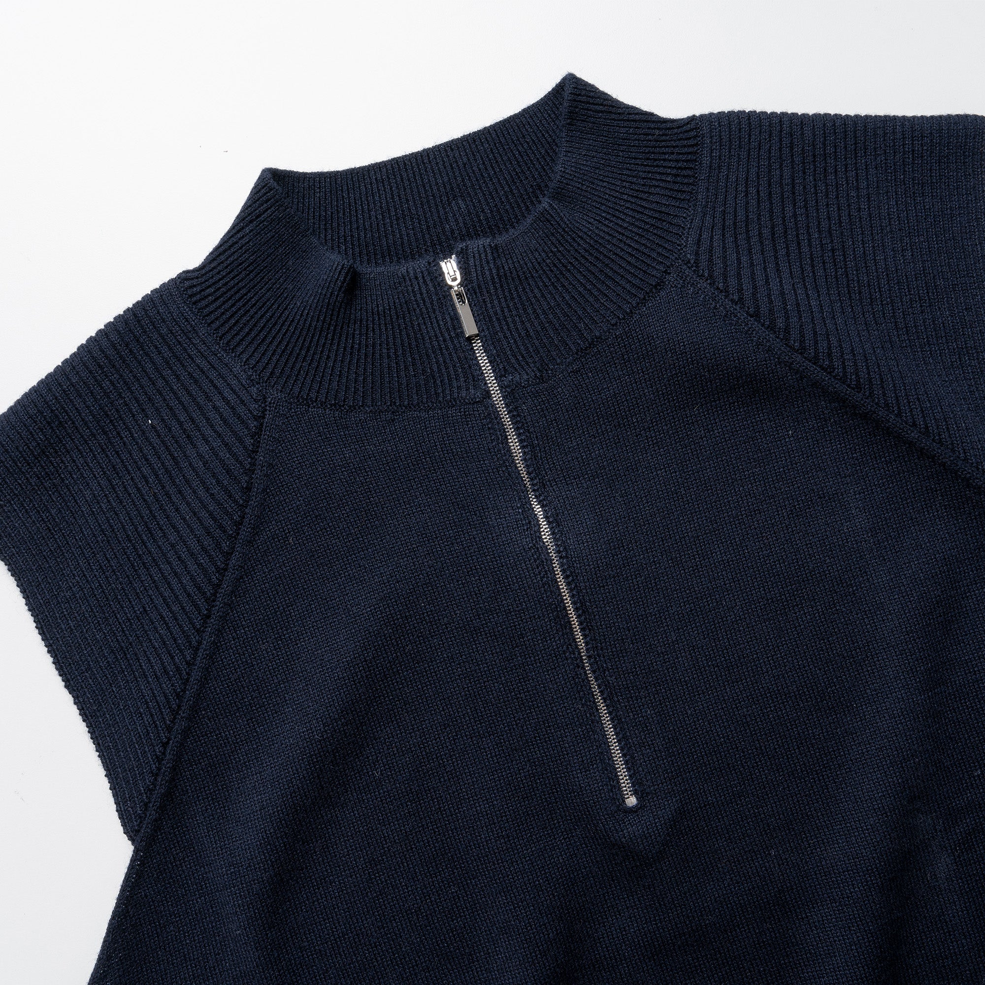 The Zip-Neck Knit Vest