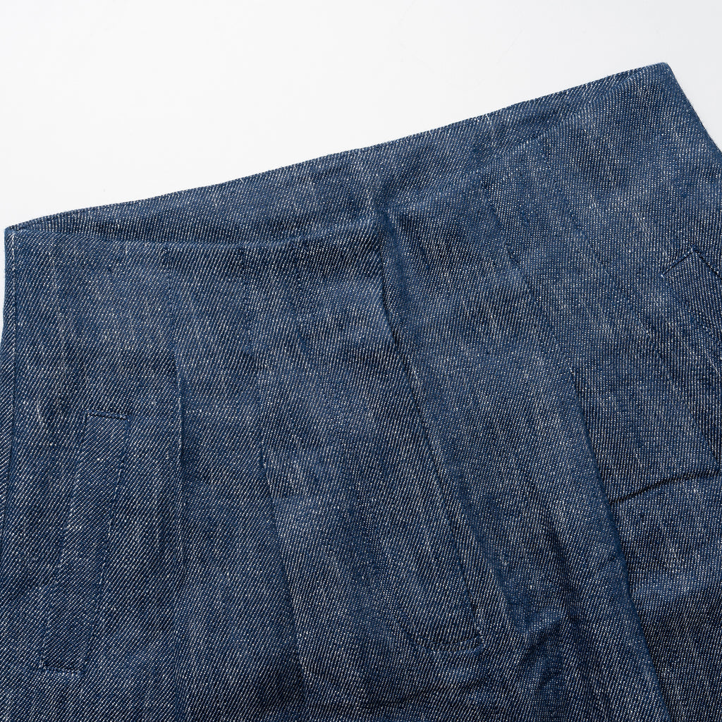 The Indigo Flux A-Line Hemp Skirt