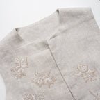 Éclat Beaded Linen Vest