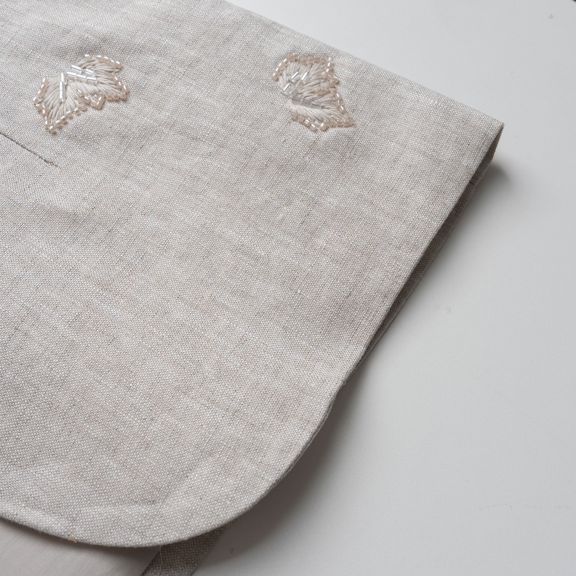 Éclat Beaded Linen Vest