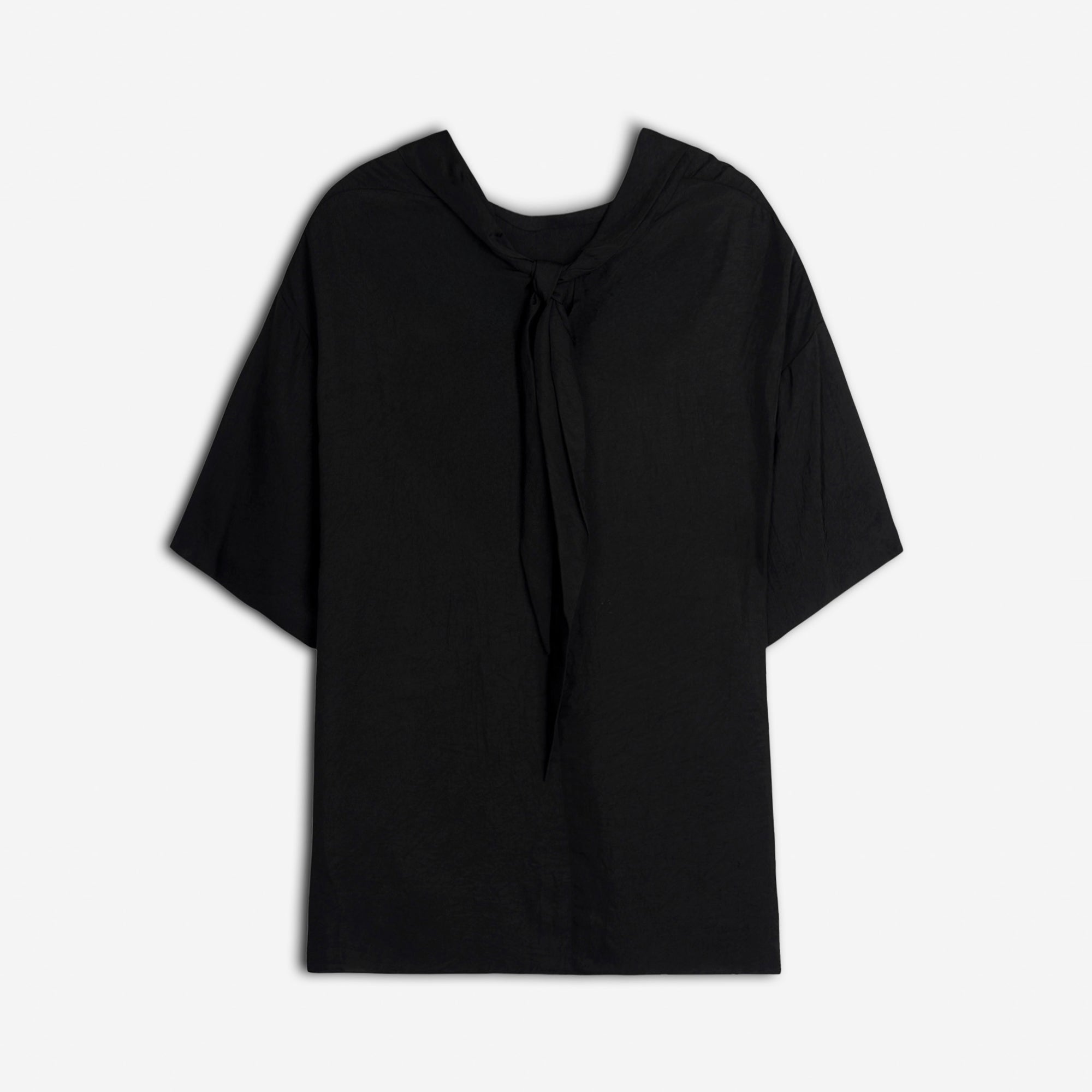 Elowen Acetate Soft-Tie Blouse