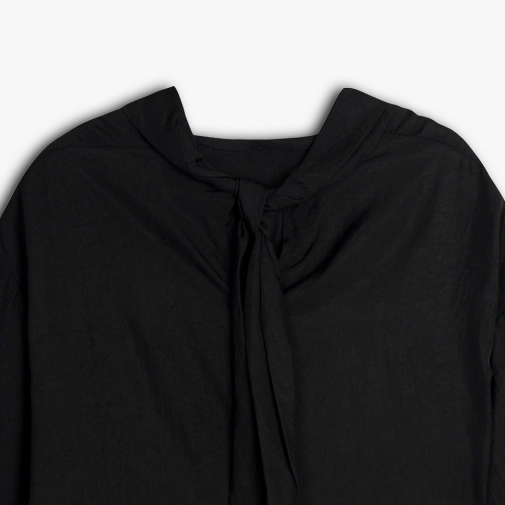 Elowen Acetate Soft-Tie Blouse
