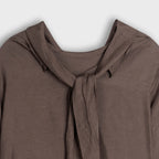 Elowen Acetate Soft-Tie Blouse