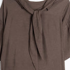 Elowen Acetate Soft-Tie Blouse