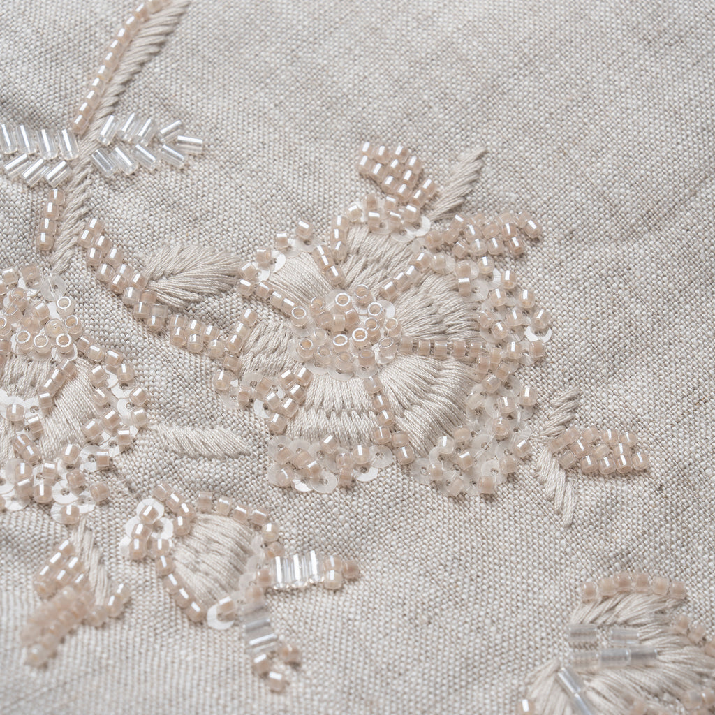 Éclat Beaded Linen Vest