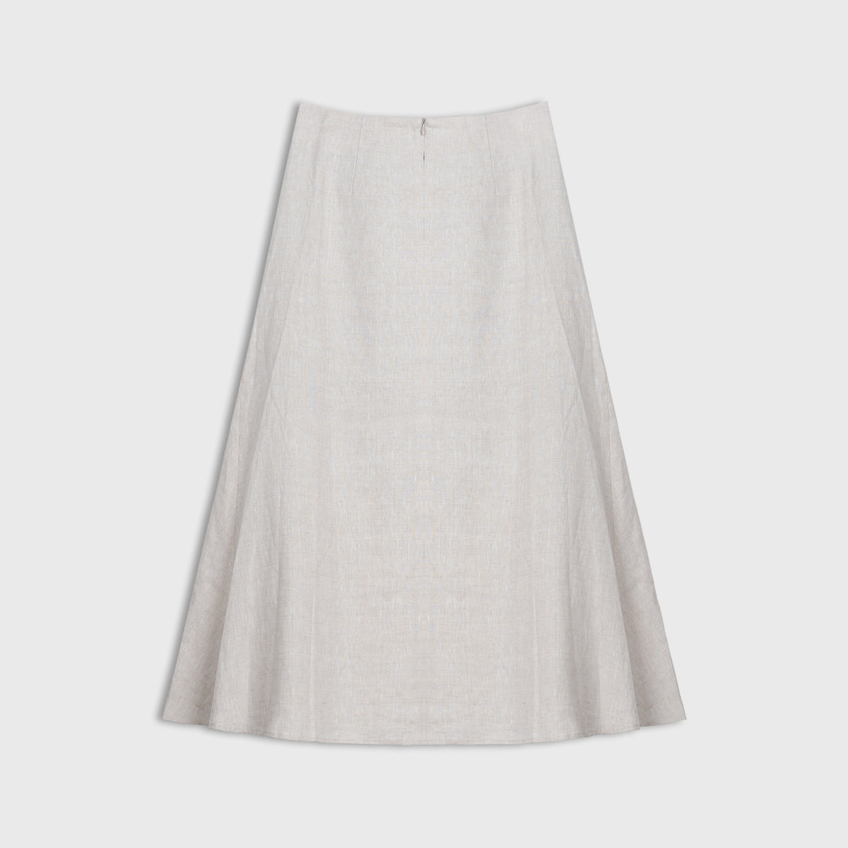 Beige skirt on a white background
