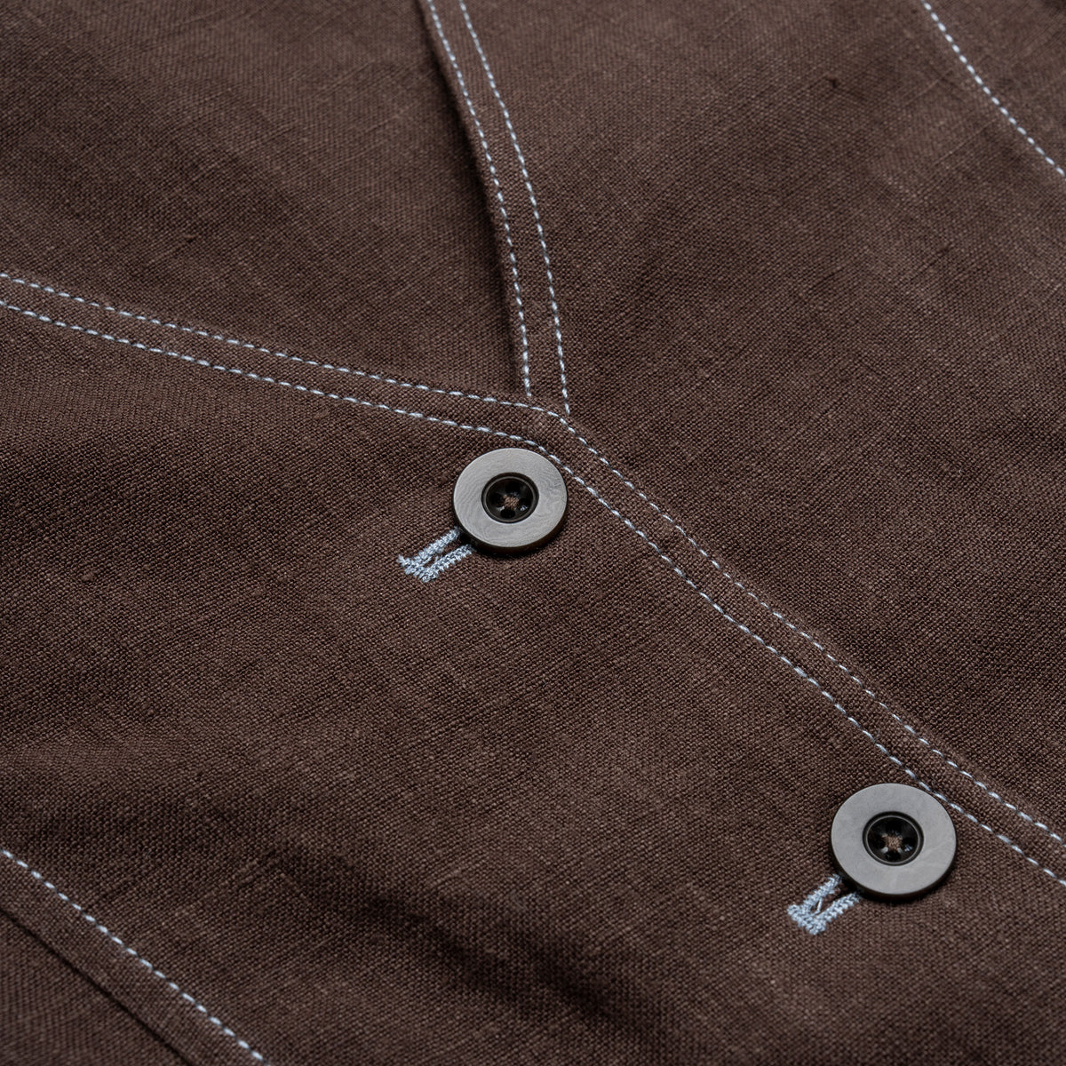 Élan Linen Belted Dress