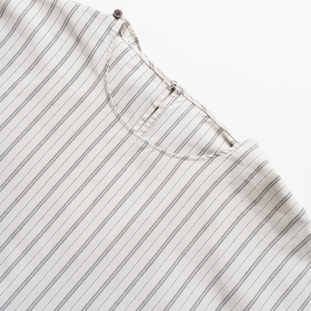 Elara Tie-Neck Stripe Blouse