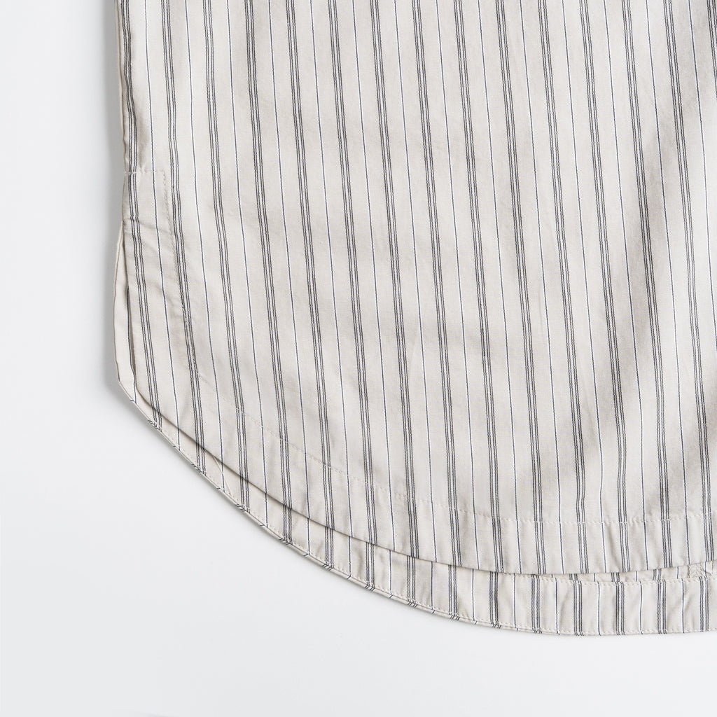 Elara Tie-Neck Stripe Blouse