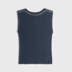 Eliose Beaded Wool-Silk Sleeveless Knit Top