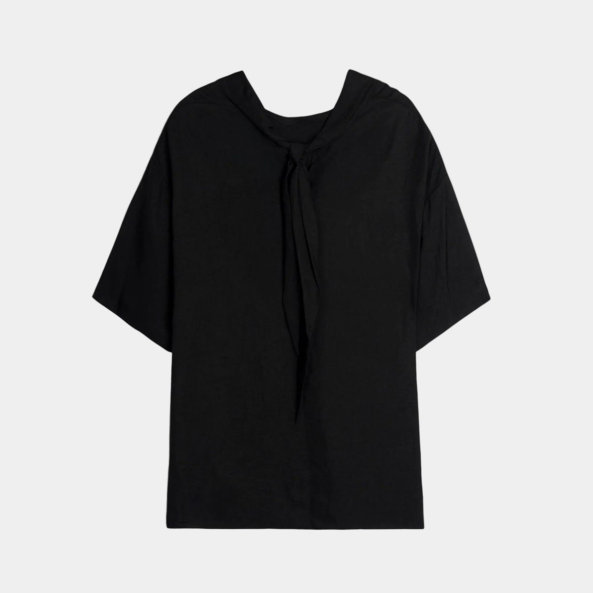 Elowen Acetate Soft-Tie Blouse