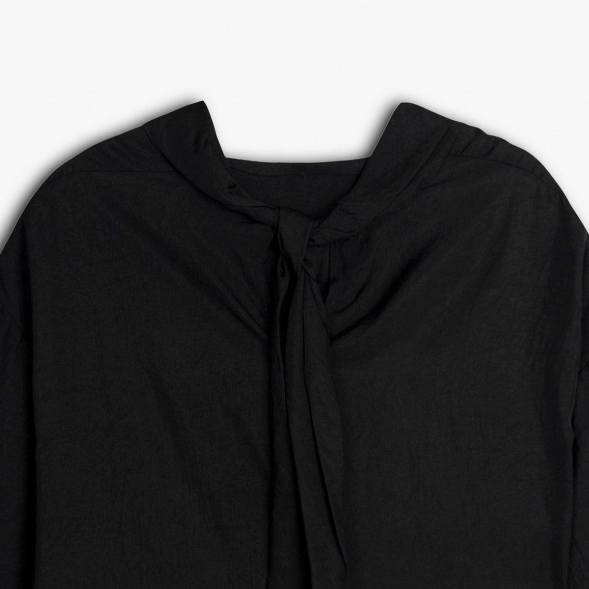 Elowen Acetate Soft-Tie Blouse