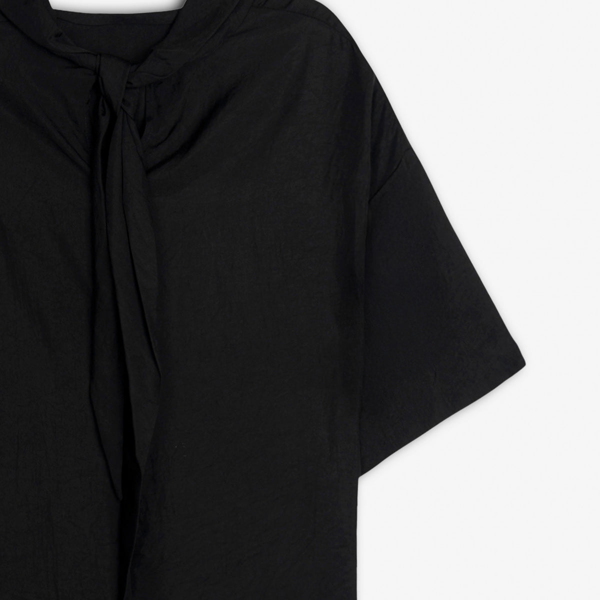 Elowen Acetate Soft-Tie Blouse