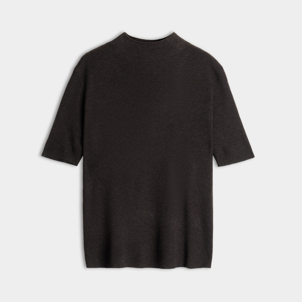 The Espresso Mock Neck Knit Top