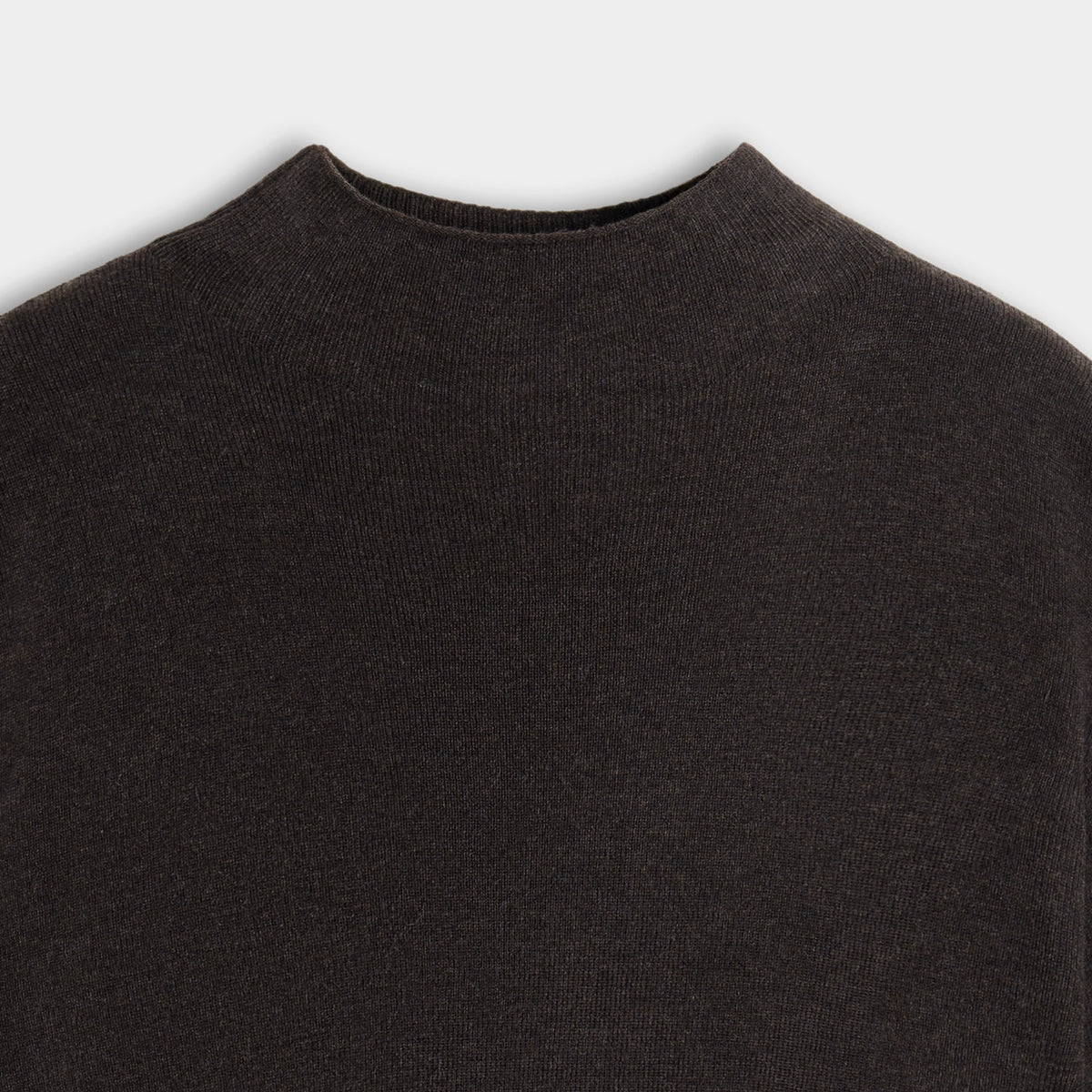 The Espresso Mock Neck Knit Top