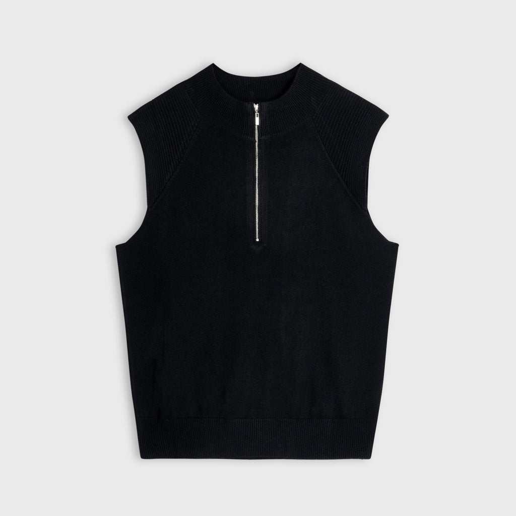The Zip-Neck Knit Vest