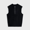 The Zip-Neck Knit Vest