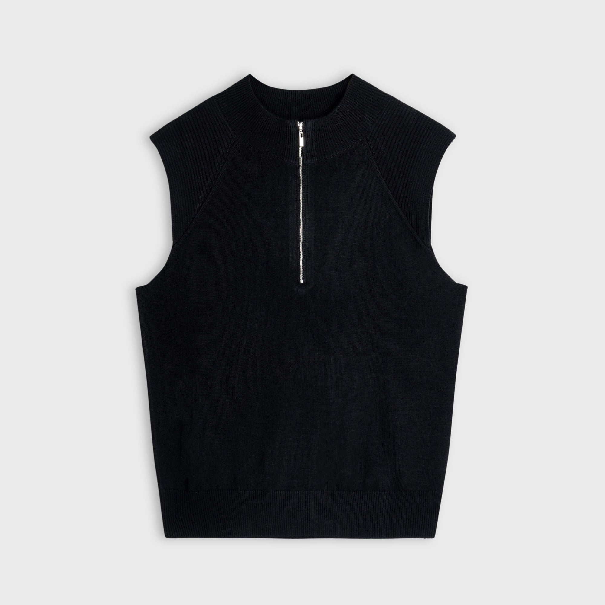 The Zip-Neck Knit Vest