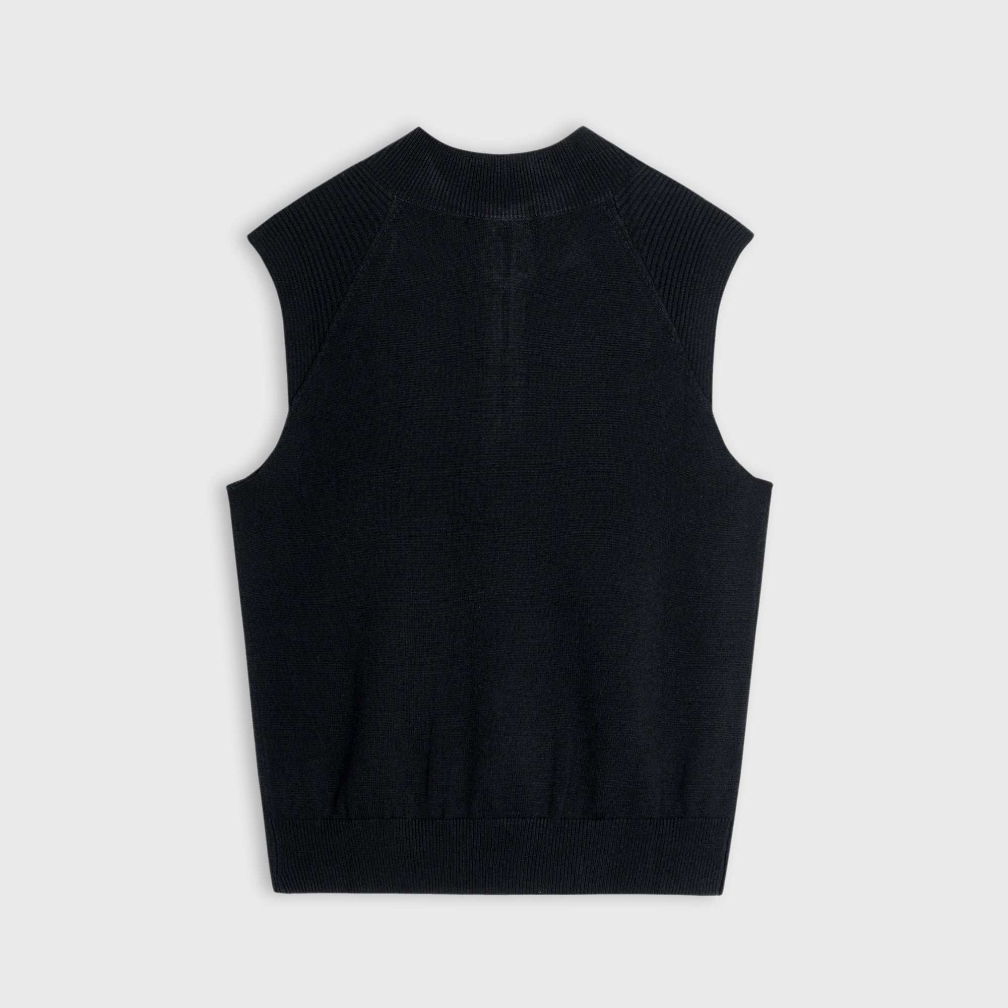 The Zip-Neck Knit Vest