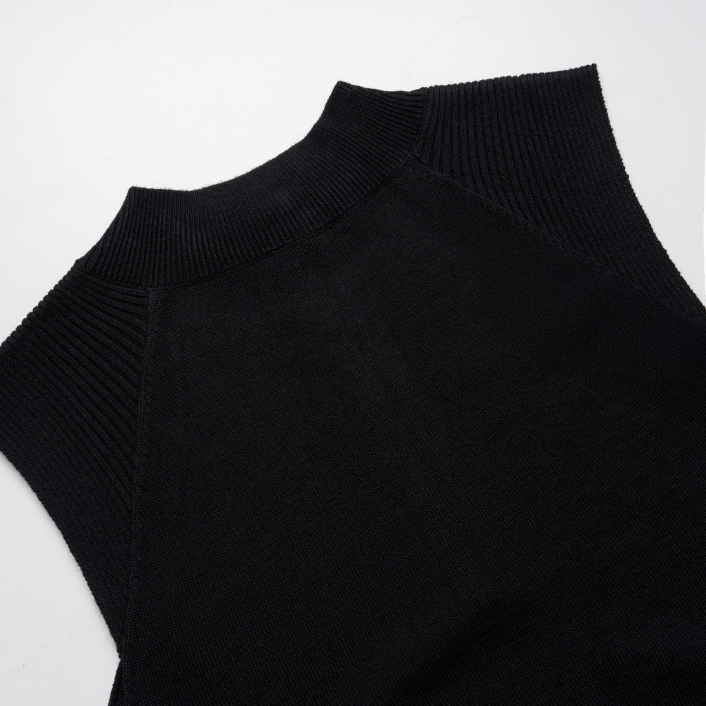 The Zip-Neck Knit Vest