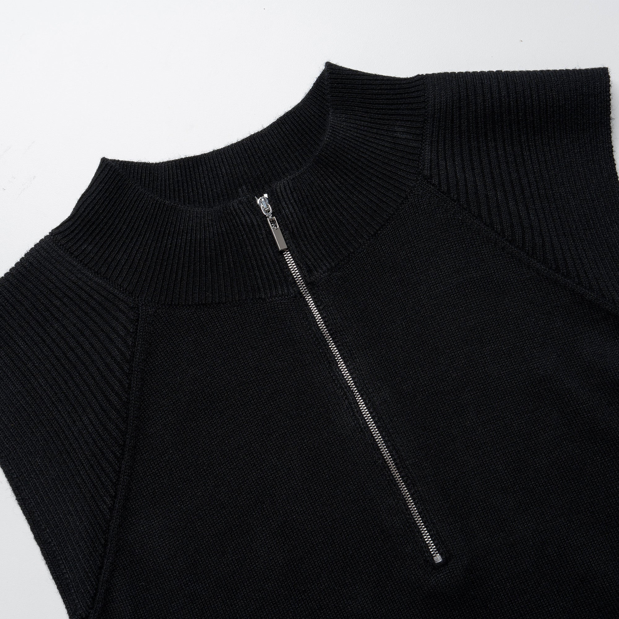 The Zip-Neck Knit Vest