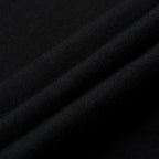 Close-up of black wool fabric