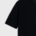 Black wool shirt  on a light gray background