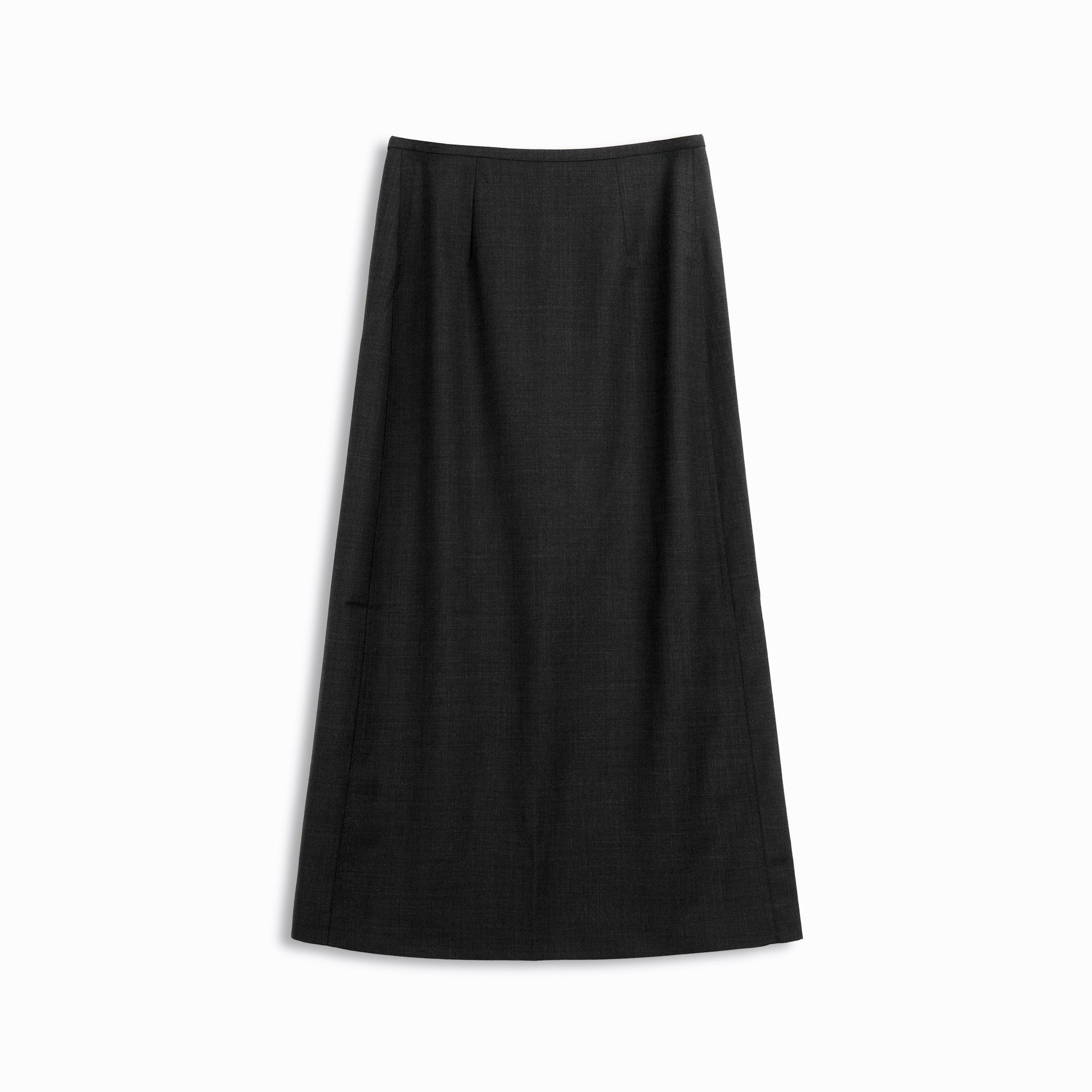 Black skirt on a white background