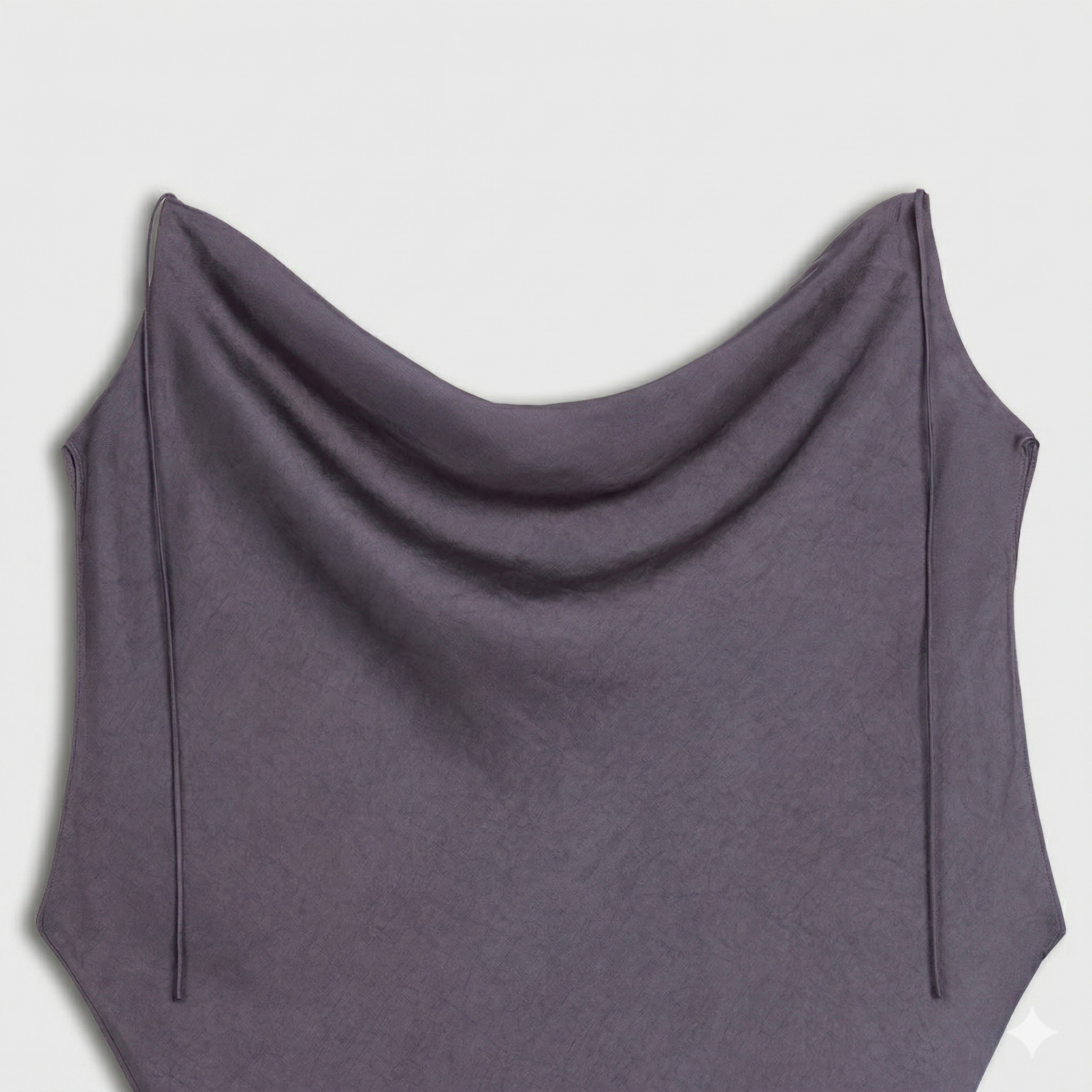 The Selene Acetate Drape Tie-Top