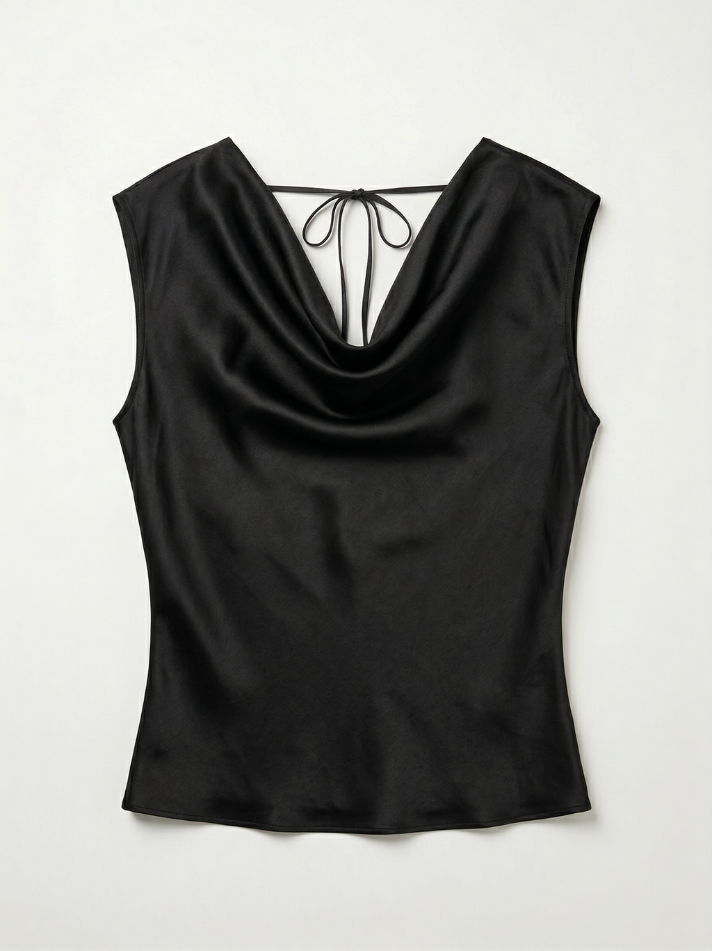 The Selene Acetate Drape Tie-Top