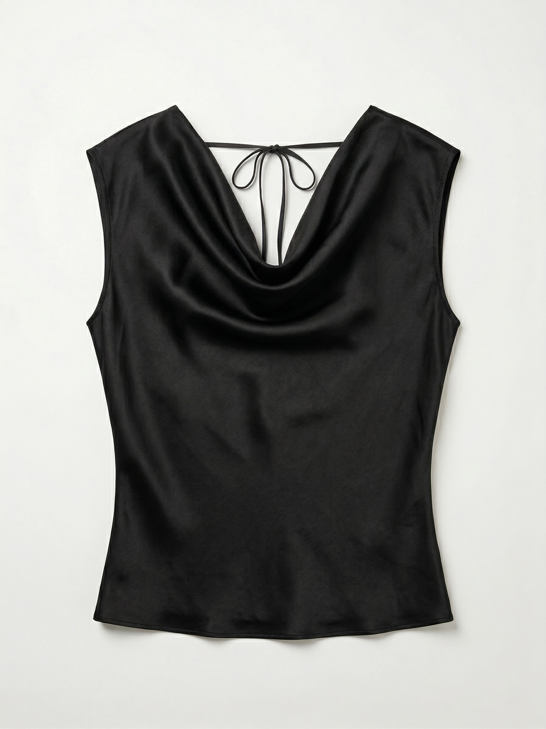 The Selene Acetate Drape Tie-Top