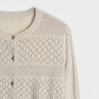 Aurelian Pointelle Cardigan