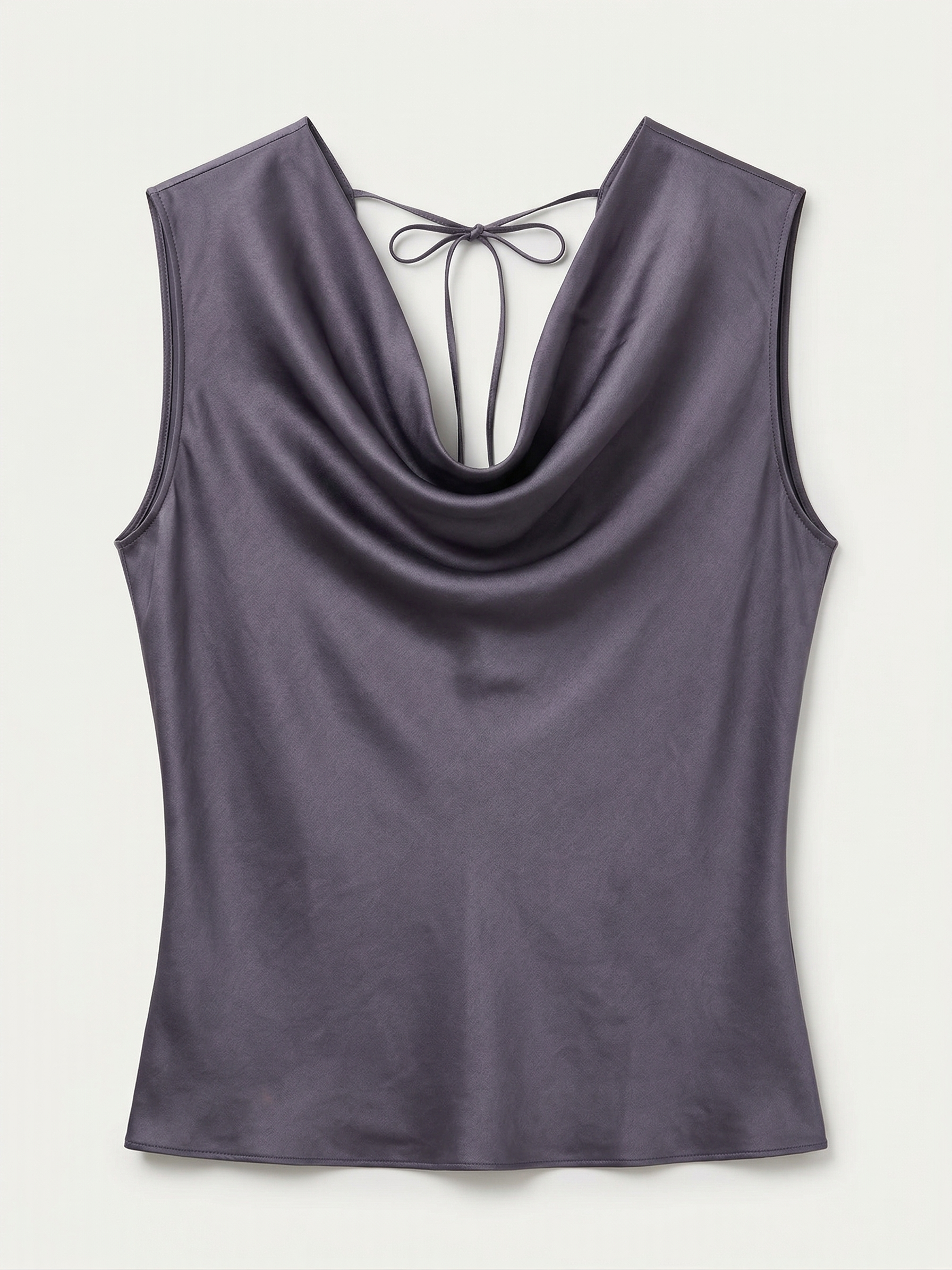 The Selene Acetate Drape Tie-Top