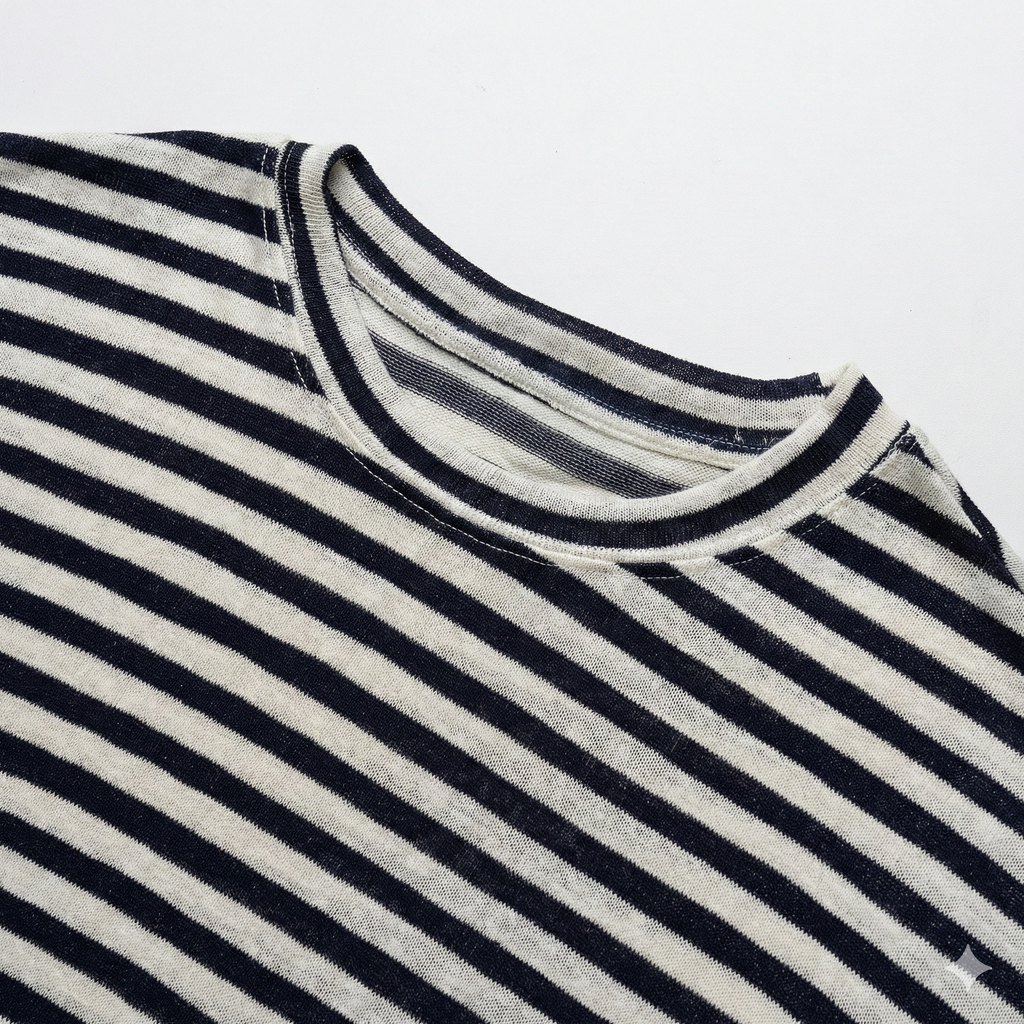 Rivage Striped Long-Sleeve Top
