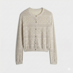 Aurelian Pointelle Cardigan