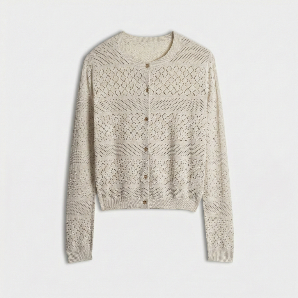 Aura Pointelle Cardigan