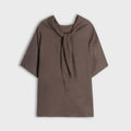 Elowen Acetate Soft-Tie Blouse